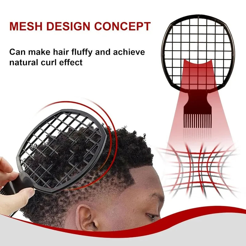 4Pcs Hair Curly Sponge Gloves Magic Curly Barber Curling Twist