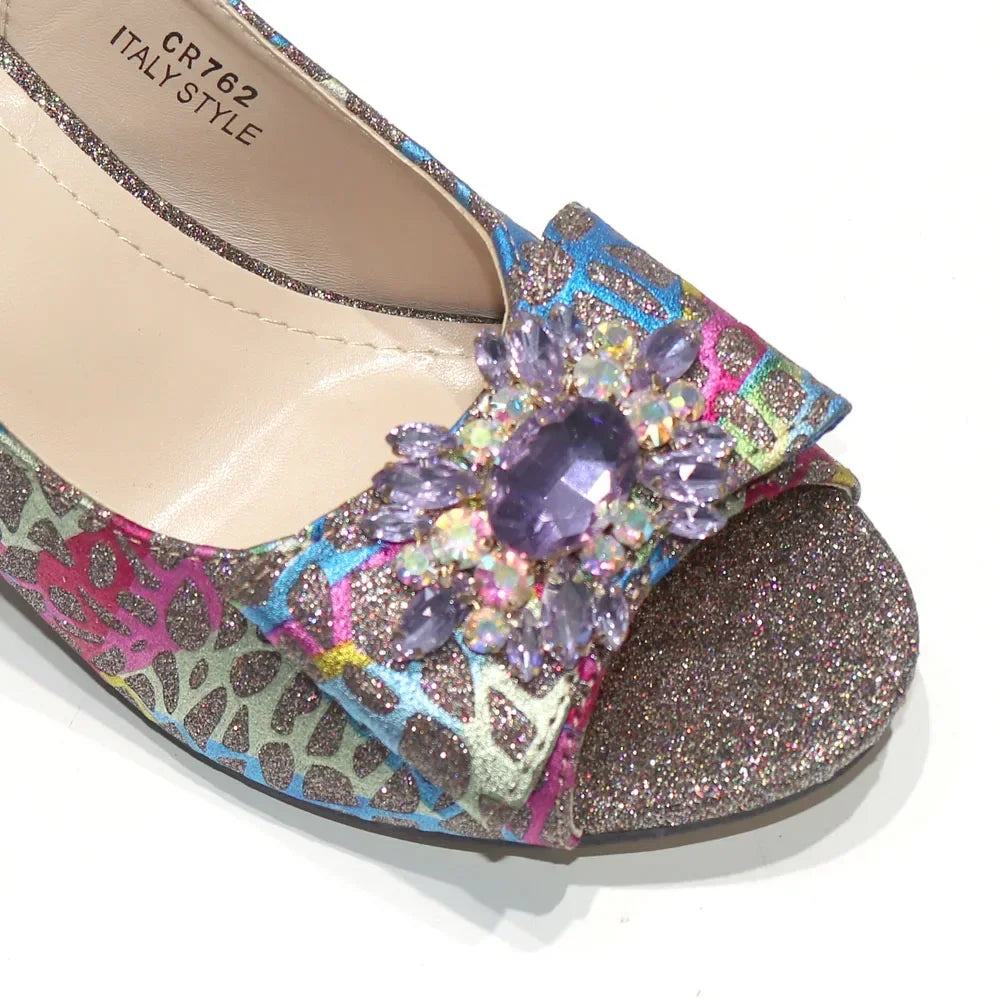 Venus Chan 2024 New African Fashion Italian Shoes