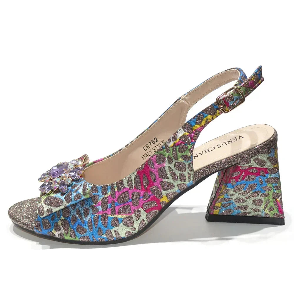 Venus Chan 2024 New African Fashion Italian Shoes