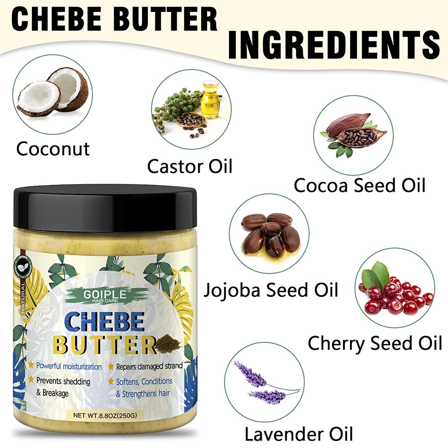 8.8oz African Chebe Butter for Growth Moisturizing Repair