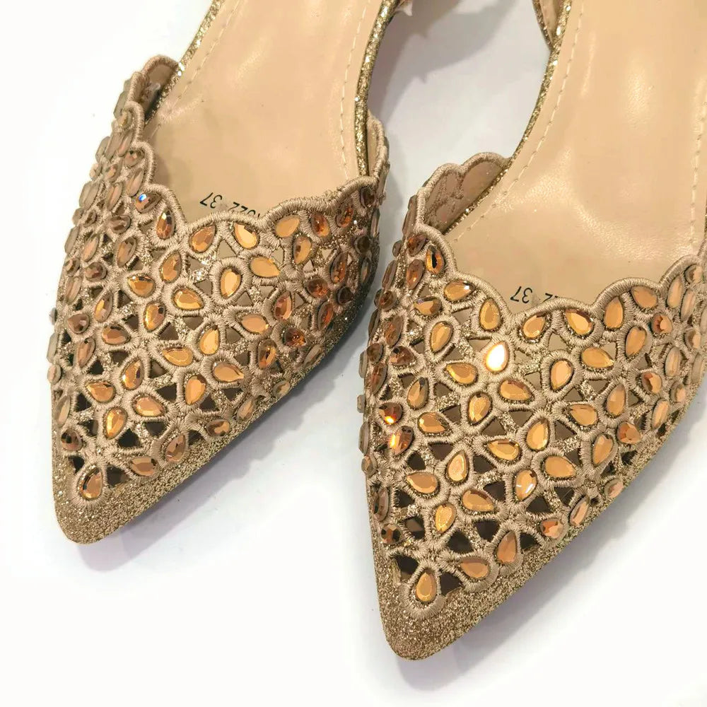 Venus Chan Low Heel Shoes for Women Hollowed
